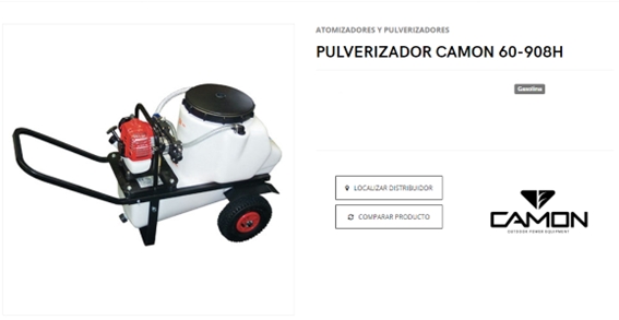 PULVERIZADOR CAMON 60-908H