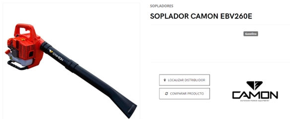 soplador de mano camon